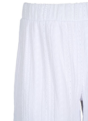 	 Korte broek met structuurpatroon, Bright White, Packshot image number 2