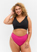 Bikinibroekje met hoge taille, Roze, Model image number 0