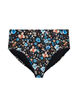 Hoog getailleerde bloemrijke bikini broekjes, Blauw, Packshot image number 0