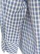 Losvallend geruit overhemd met strikceintuur, Blauw, Packshot image number 3
