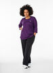Training blouse met 3/4 mouwen, Paars, Model image number 1