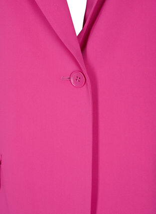 Klassieke blazer met zakken, Festival Fuchsia, Packshot image number 2
