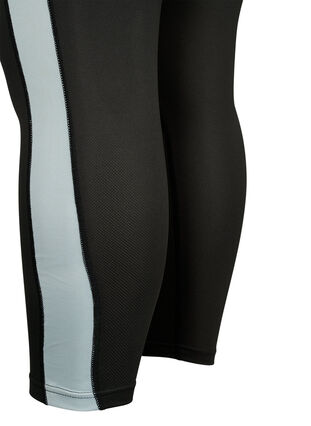 Ski-onderbroek met contrast streep, Black w. Gray Mist, Packshot image number 3