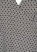 FLASH - Wikkeljurk met korte mouwen, Black White Graphic, Packshot image number 2