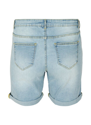 Denim shorts, Light Stone Wash, Packshot image number 1