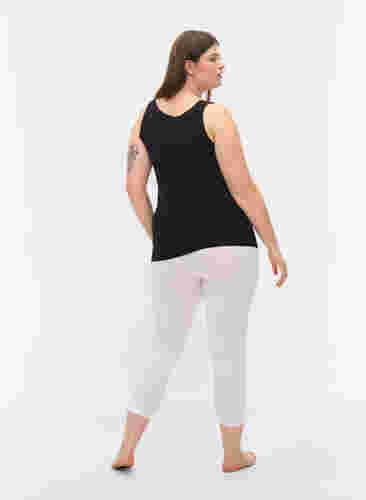 Basic 3/4 legging, Bright White, Model image number 1