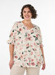 Shirtblouse met 1/2 mouwen, Rood, Model image number 0
