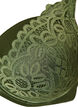 Voorgevormde beugel-bh met kant, Groen, Packshot image number 2