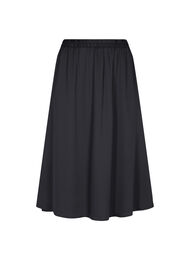 Losjes vallende midi rok, Black