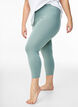 Basic 3/4 legging in viscose, Groen, Model image number 0