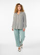 Broek met rechte pasvorm, Groen, Model image number 0