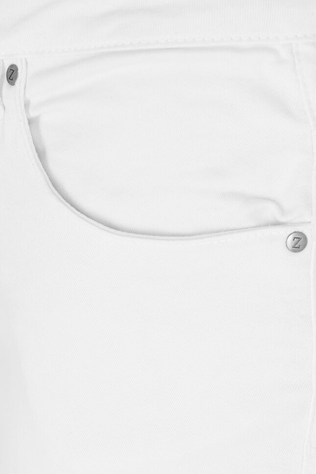 High waist Amy capri jeans met super slim fit, Wit, Packshot image number 2
