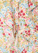 Viscose blouse met bloemenprint en 3/4 mouwen, Blauw, Packshot image number 2