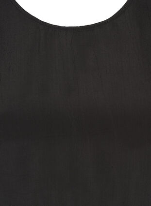 Viscose jurk met lange mouwen, Black, Packshot image number 2