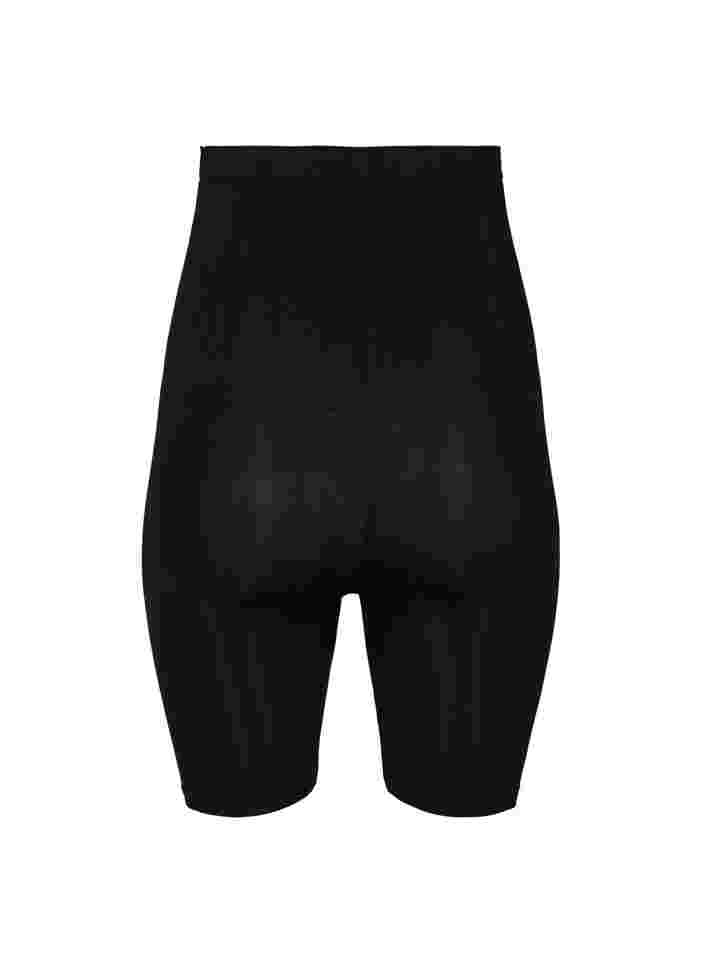 Shapewear shorts met hoge taille, Black, Packshot image number 1