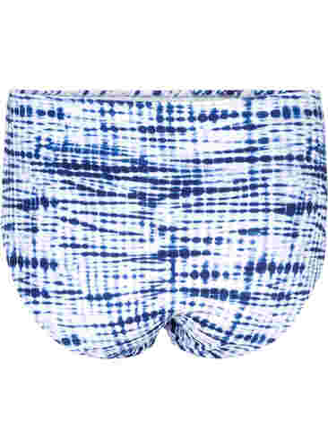 Bikinibroekje met hoge taille en print, Tie Dye Print, Packshot image number 1