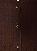 Mouwloos top met een golvende textuur en knoopsluiting, Bruin, Packshot image number 2
