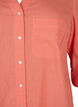 Shirt blouse met knoopsluiting van katoen-linnenmix, Living Coral, Packshot image number 2