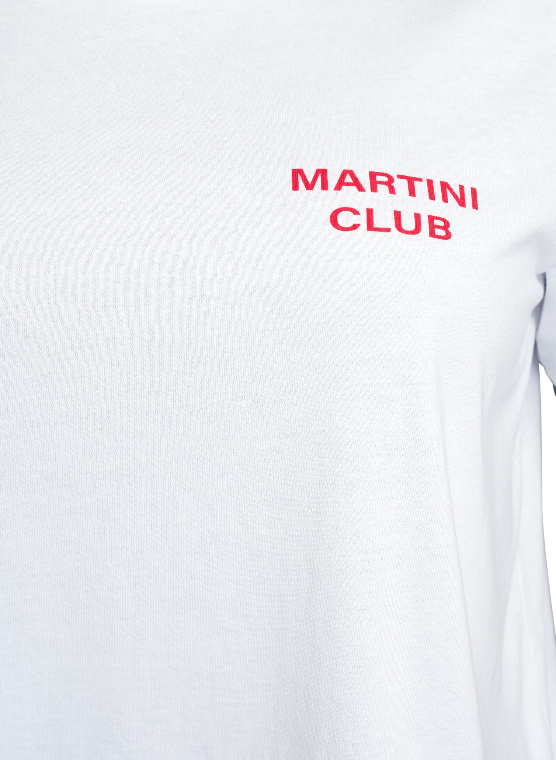 Zizzi T-shirt met printdetail, Wit, Packshot image number 2