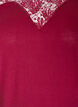 Blouse met kanten inzetstuk en ballonmouwen, Rood, Packshot image number 2