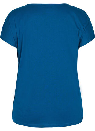 Katoenen t-shirt met print details, Poseidon Mel Feather, Packshot image number 1