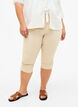 Strakke Emily capri broek, Oatmeal, Model image number 2