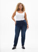 Strakke pasvorm jeans met een normale taille, Dark Blue, Model image number 0