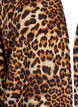 Kimono van viscose met 3/4 mouwen, Bruin, Packshot image number 2