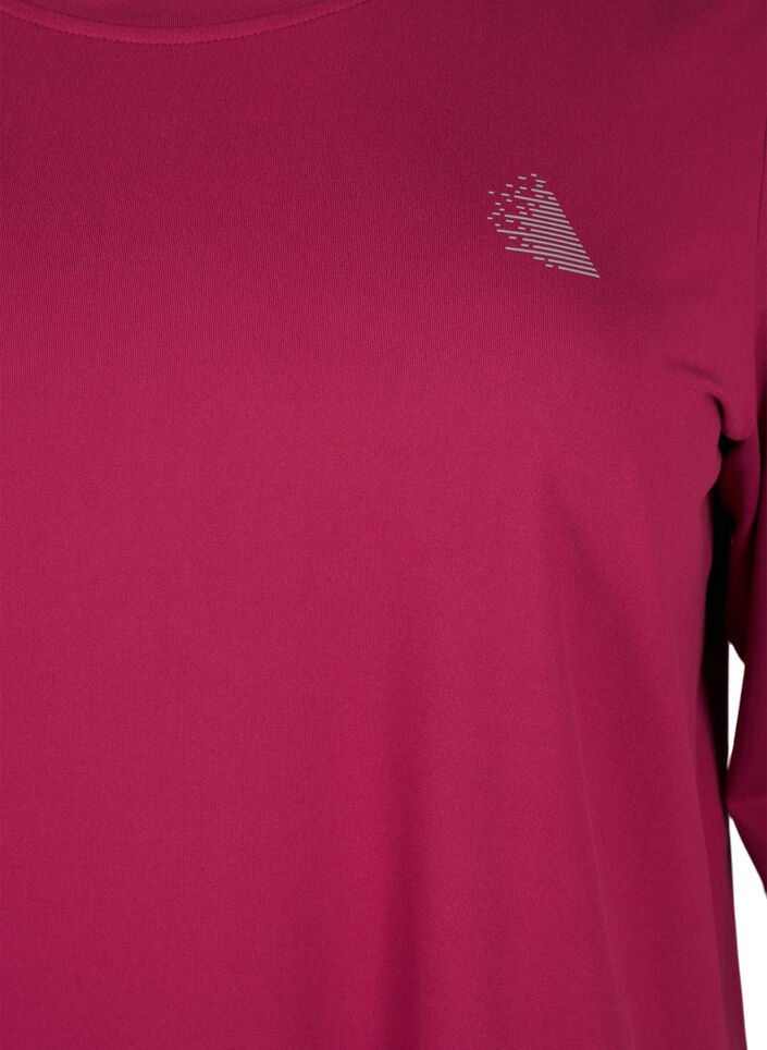 Training blouse met 3/4 mouwen, Rood, Packshot image number 2