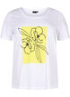 Katoenen T-shirt met motief, B. White w. Sulphur, Packshot image number 0