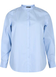 FLASH - krijtstreep overhemd, Light Blue Stripe