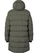 Pufferjas met capuchon en zakken, Groen, Packshot image number 1