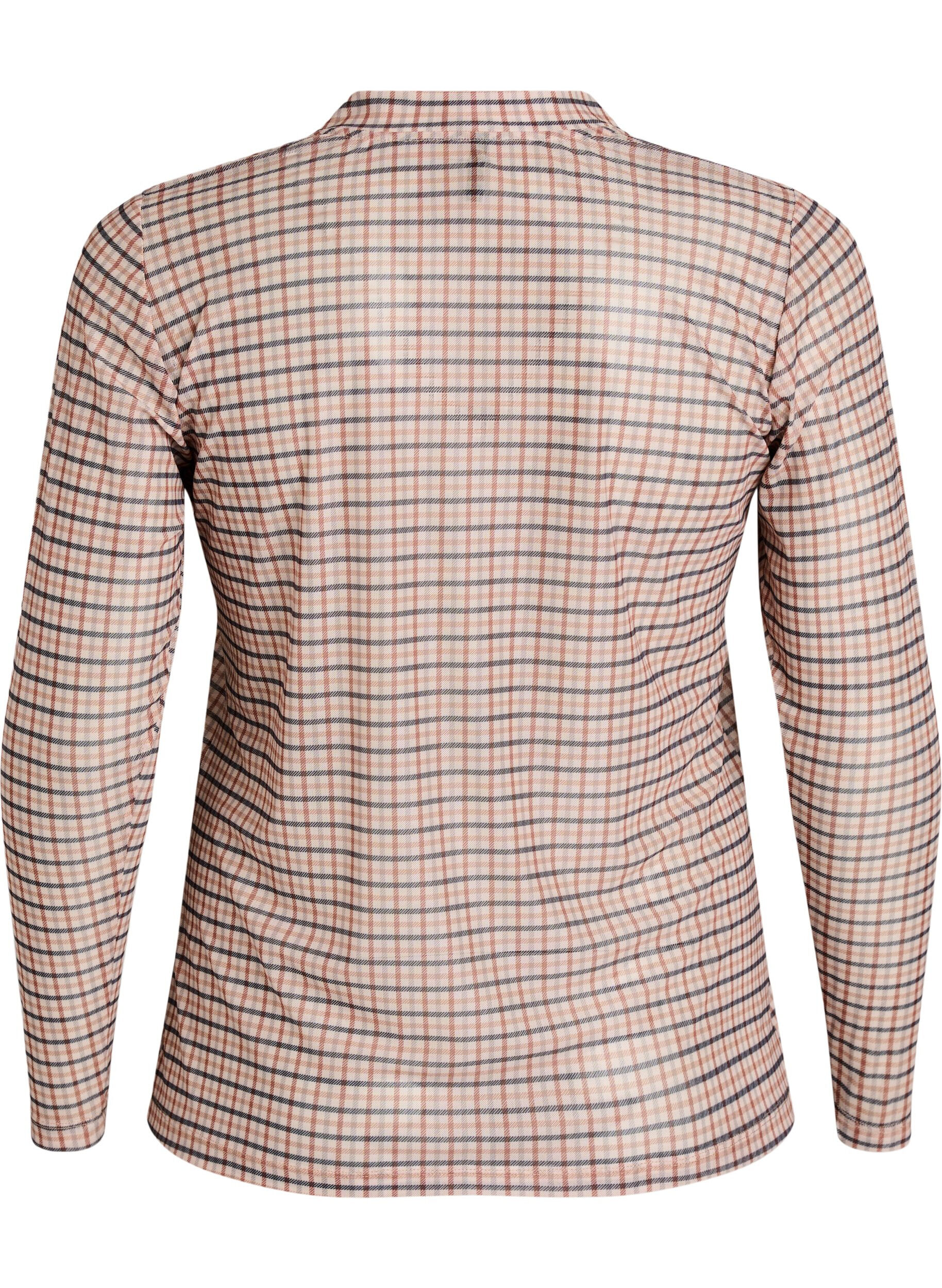 ZizziMesh blouse met stippen, 9996, Packshot image number 1