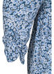 Viscose zwangerschapstop met print, Blue Flower AOP, Packshot image number 3