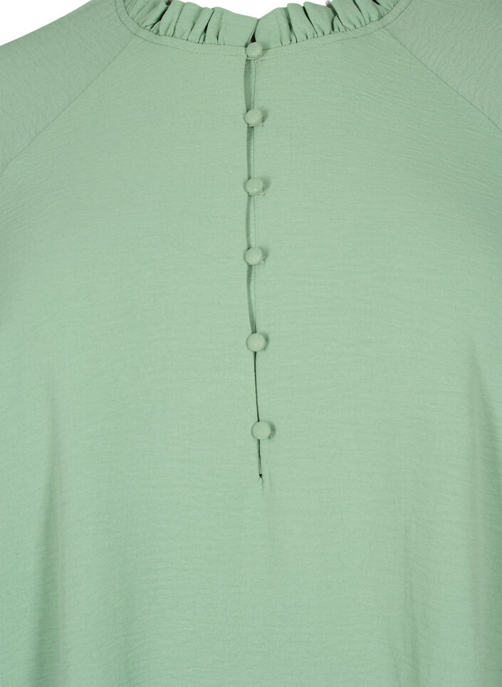 Blouse met ruches en knopen, Green Bay, Packshot image number 2