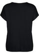 T-shirt met korte mouwen van viscose en opdruk, Black W. Lips, Packshot image number 1