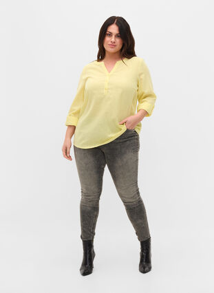 Super smalle Amy jeans met hoge taille, Grey Denim, Model image number 0