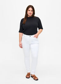 Viona jeans met normale taille, White, Model