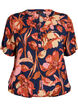 Viscose blouse met bloemenprint en korte mouwen, 9990, Packshot image number 0