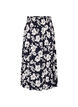 FLASH - Maxi rok in viscose met smokwerk, Blauw, Packshot image number 0