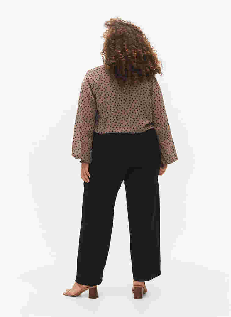 Losse broek met zakken, Black, Model image number 1
