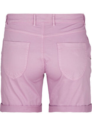 Regular shorts in katoen, Lavender Mist, Packshot image number 1