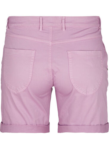 Regular shorts in katoen, Lavender Mist, Packshot image number 1
