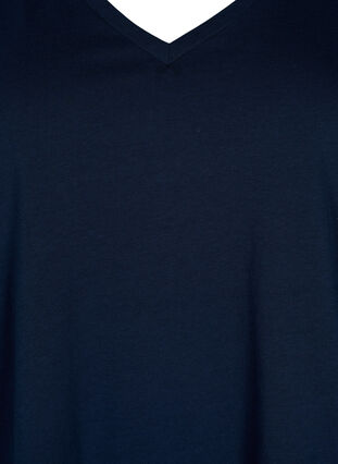 Katoenen t-shirt met korte kanten mouwen, Navy Blazer, Packshot image number 2