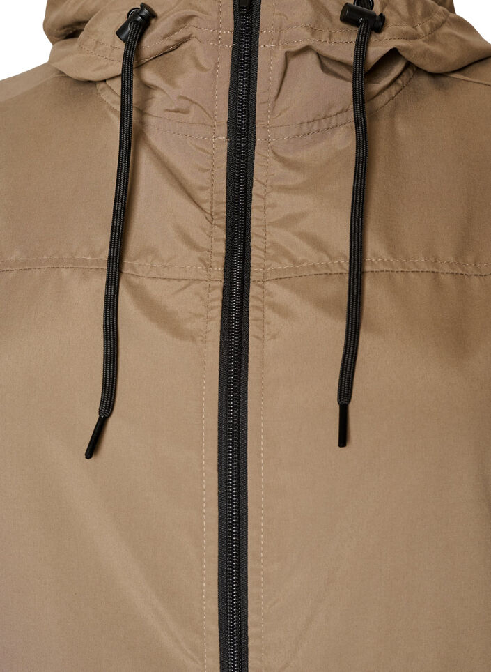 Lichtgewicht parka met een capuchon, Bruin, Packshot image number 2