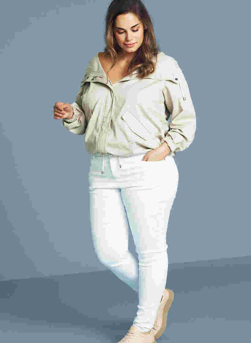 Amy jeans, Bright White, Model image number 1