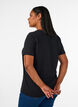 T-shirt met motief, Zwart, Model image number 2