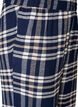 Geruite katoenen pyjamabroek, Blauw, Packshot image number 2