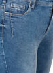 Gecropte Amy jeans met ritssluiting details, Blauw, Packshot image number 2