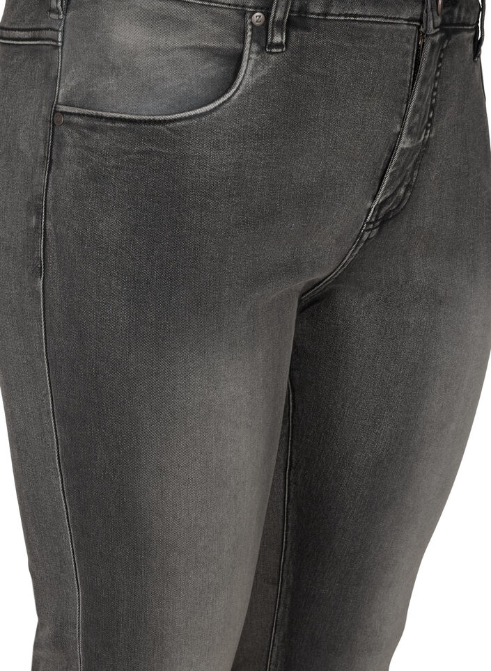 Slim fit Emily jeans met normale taille, Grijs, Packshot image number 2